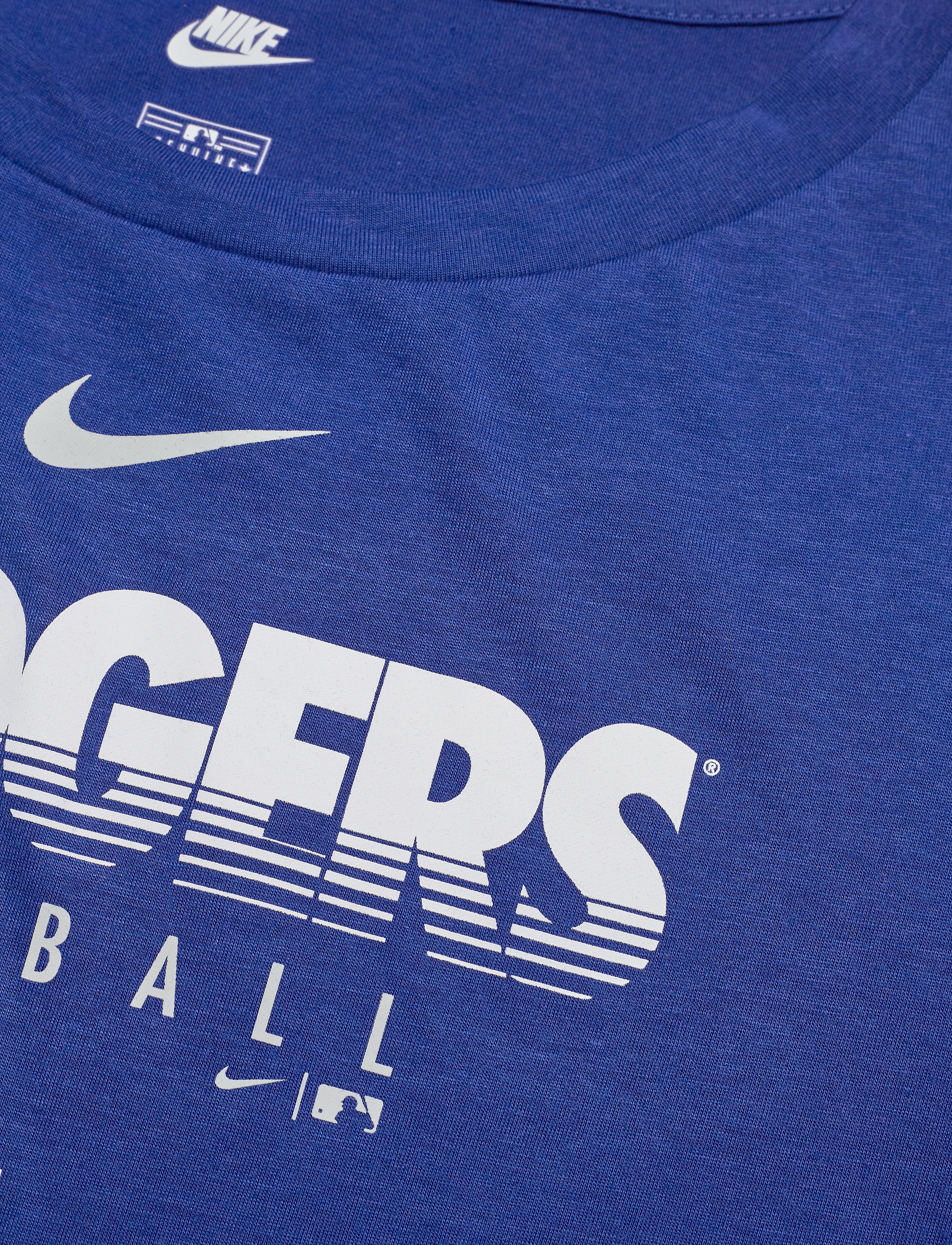 NIKE Fan Gear - LA Dodgers Nike Team Stripes Essential T-Shirt - rush blue - 2