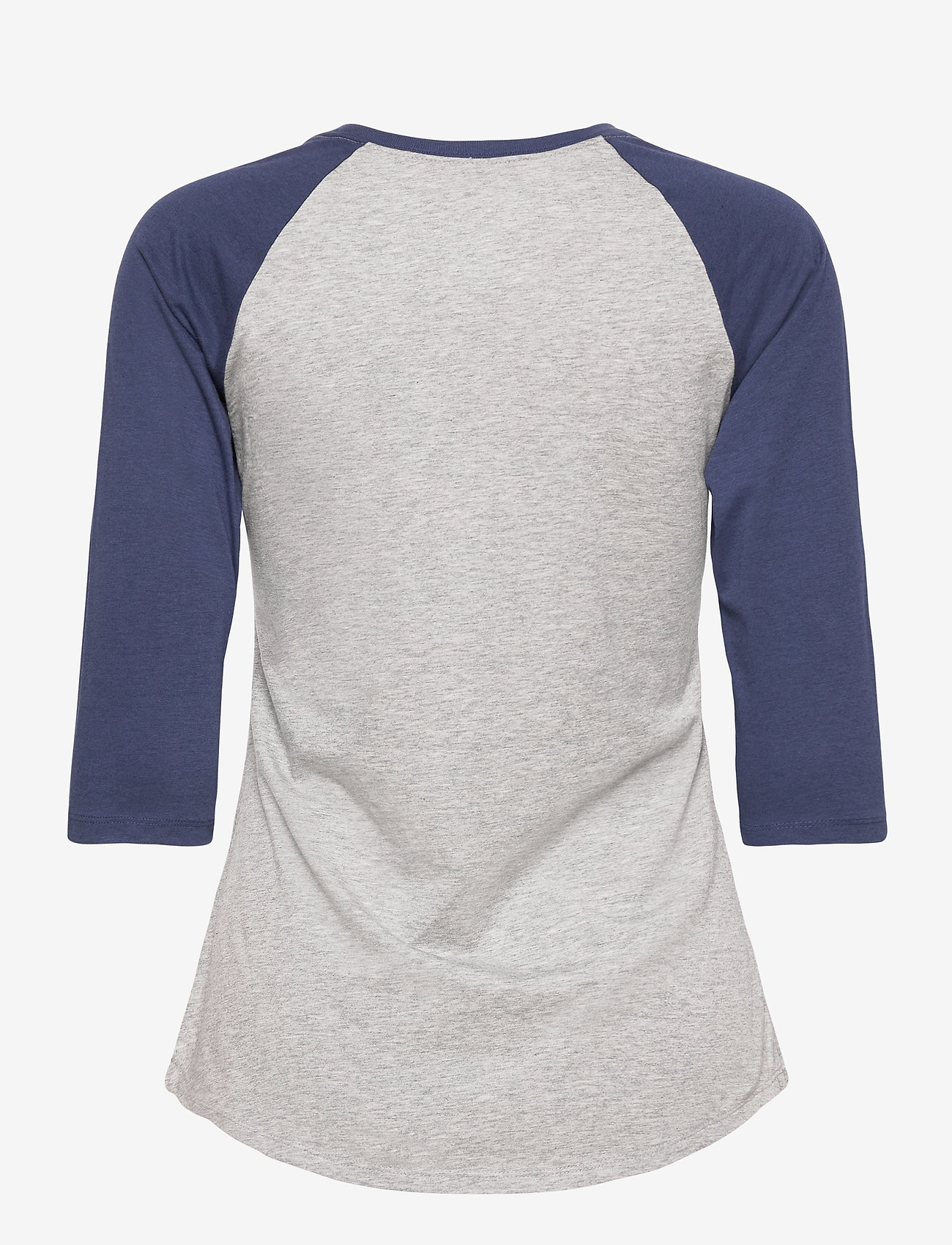 NIKE Fan Gear - New York Yankees Nike Encircled Tri-Blend 3/4-Sleeve - dark grey heather - midnight navy - 1