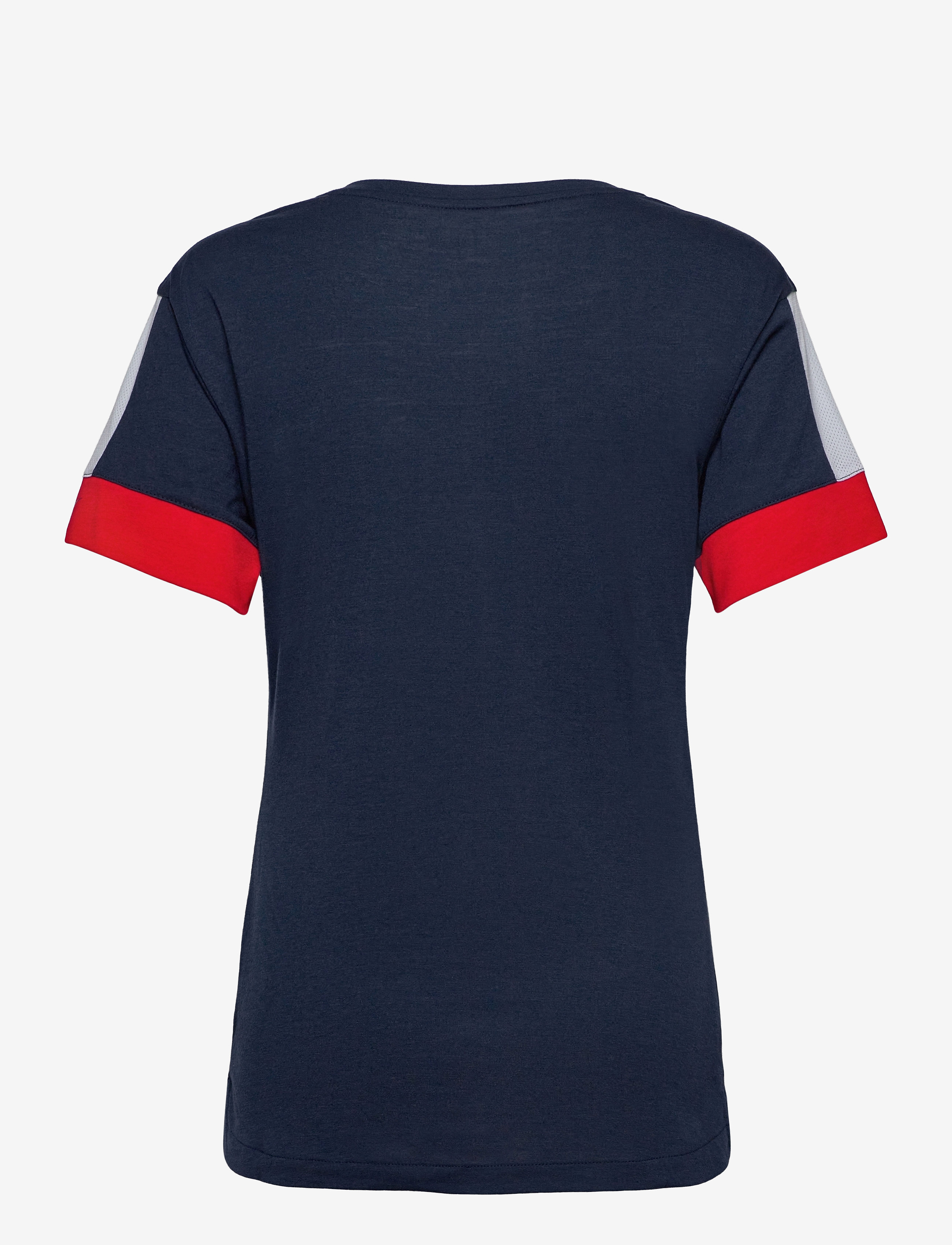 NIKE Fan Gear - New England Patriots Nike Mascot Outline Fashion Tri-Blend - college navy / white / university red - 1