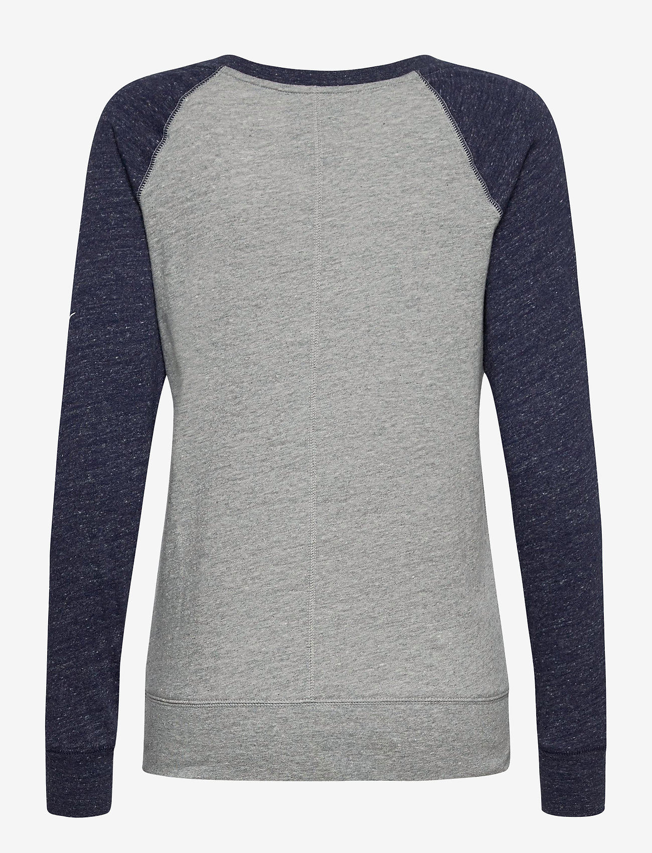 NIKE Fan Gear - New England Patriots Nike Left Chest Logo Gym Vintage - dark grey heather / college navy heather - 1