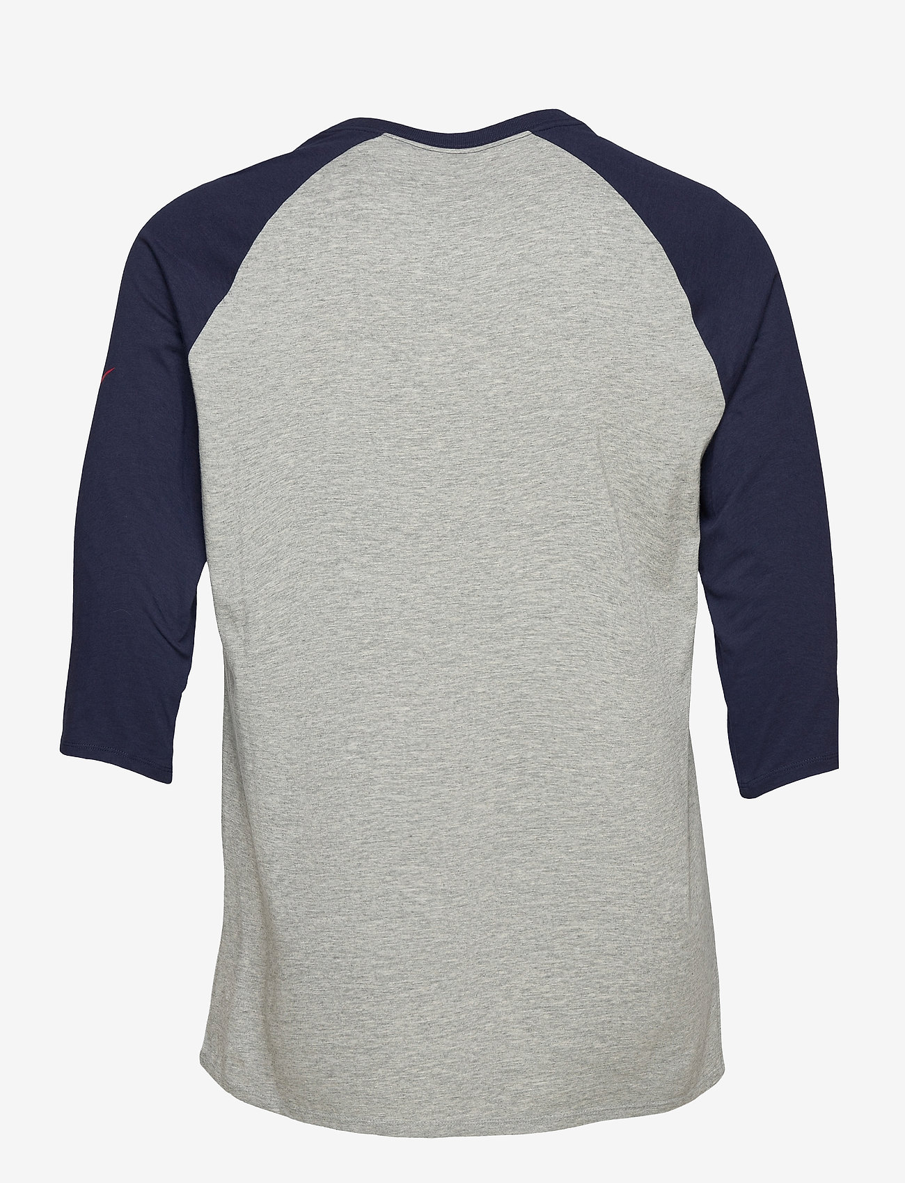 NIKE Fan Gear - New England Patriots Nike Wordmark Football All 3/4-Sleeve - dark grey heather / college navy - 1