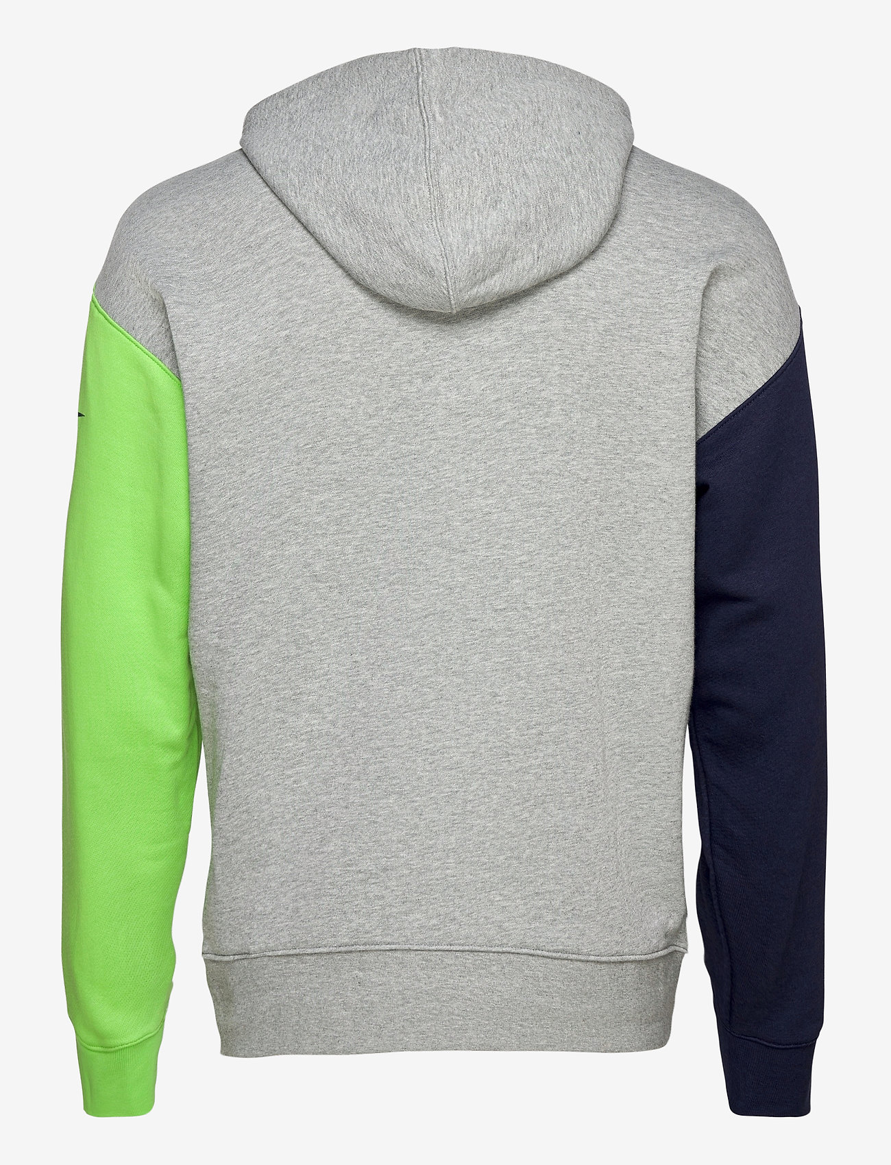 NIKE Fan Gear - Seattle Seahawks Nike Wordmark Long Sleeve Heritage Hoodie - dark grey heather / action green / college navy - 1