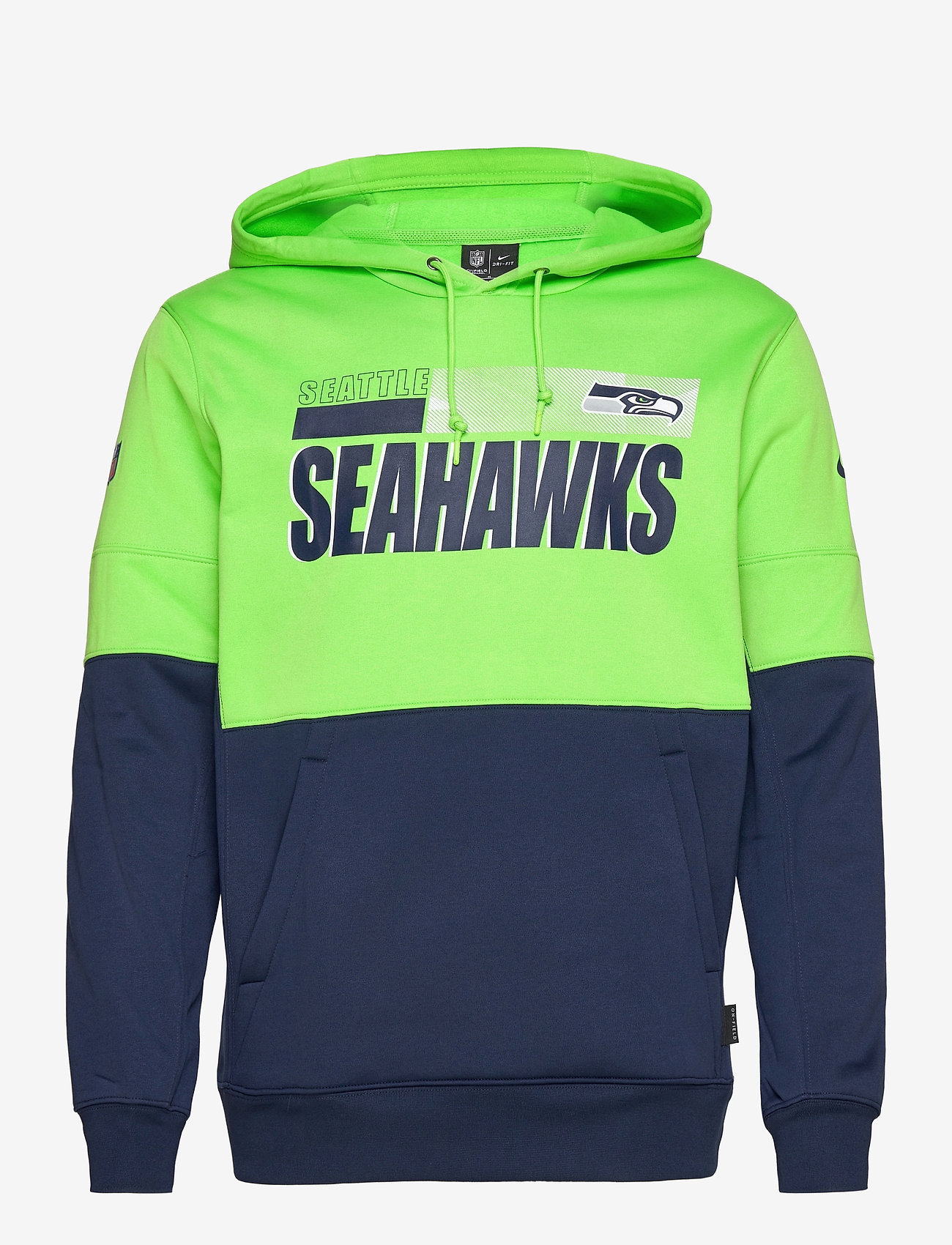 NIKE Fan Gear - Seattle Seahawks Nike Team Name Lockup Therma - action green / college navy - 0