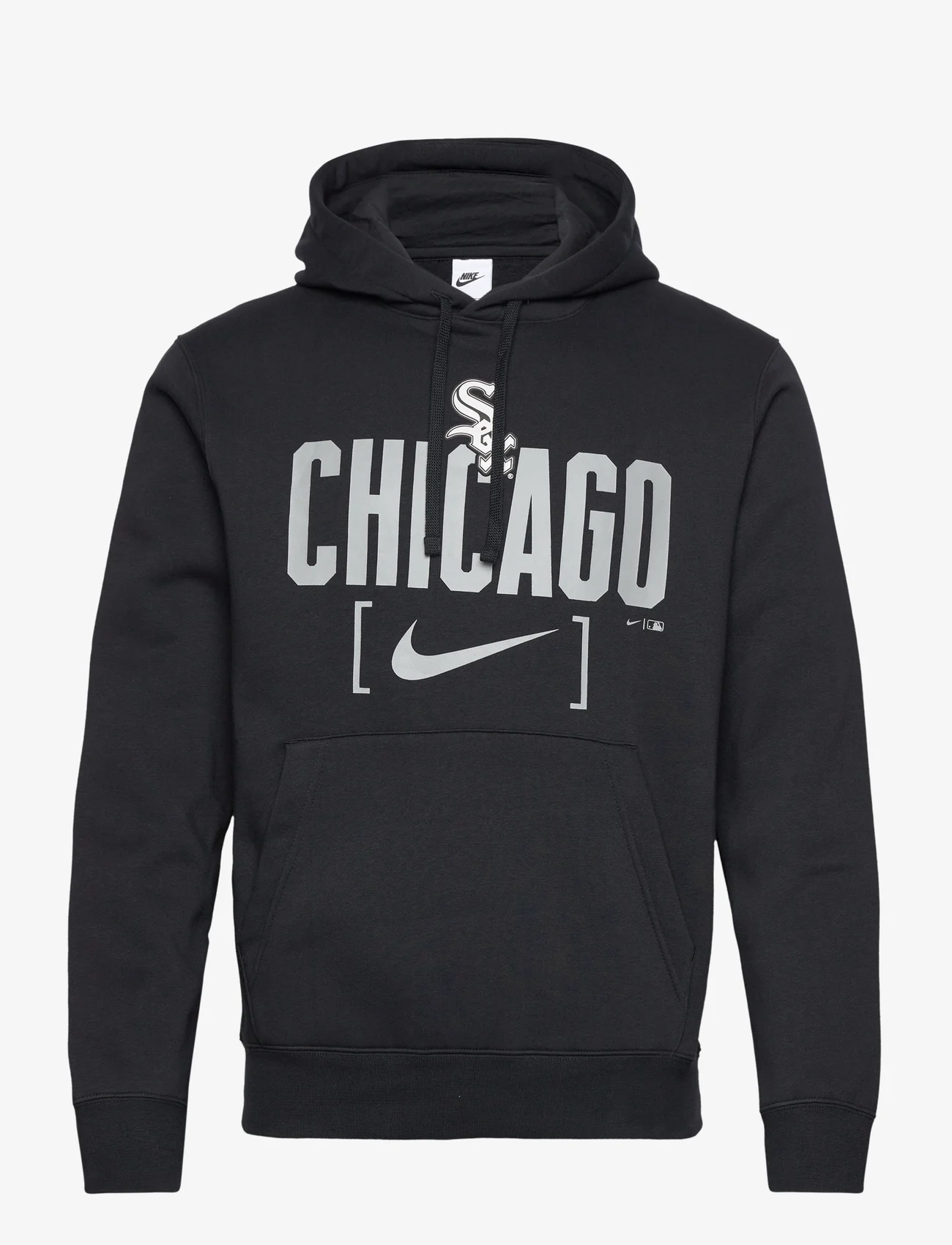 NIKE Fan Gear - Chicago White Sox Men's Nike MLB Club Slack Fleece Hood - džemperiai su gobtuvu - black - 0