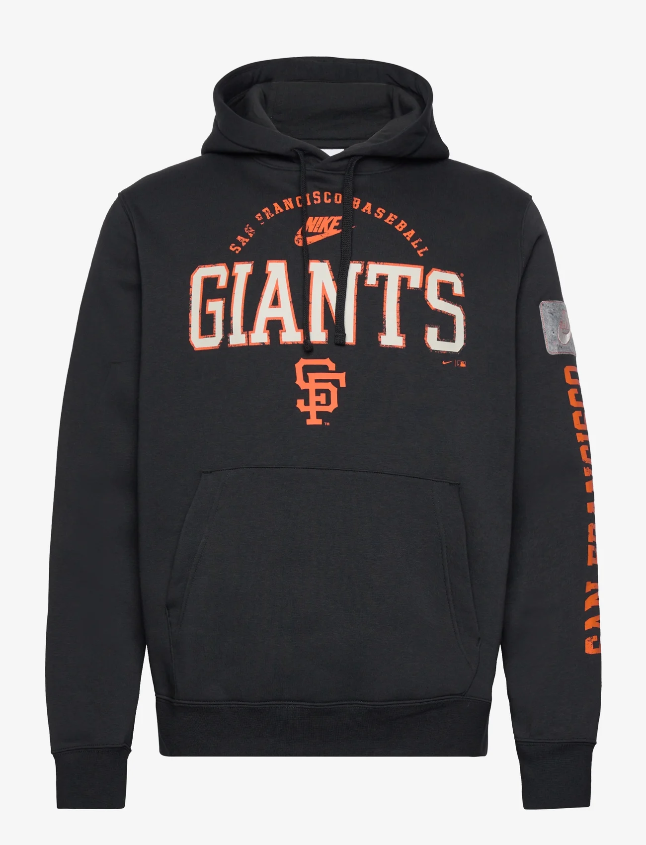 NIKE Fan Gear - San Francisco Giants Men's Nike Cooperstown Splitter Club Fleece - hoodies - black - 0