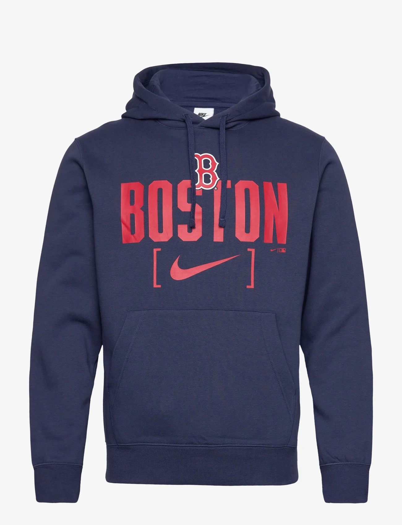 NIKE Fan Gear - Boston Red Sox Men's Nike MLB Club Slack Fleece Hood - hoodies - midnight navy - 0