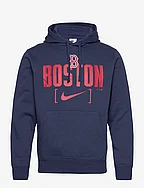Boston Red Sox Men's Nike MLB Club Slack Fleece Hood - MIDNIGHT NAVY