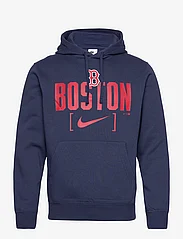 NIKE Fan Gear - Boston Red Sox Men's Nike MLB Club Slack Fleece Hood - hoodies - midnight navy - 0