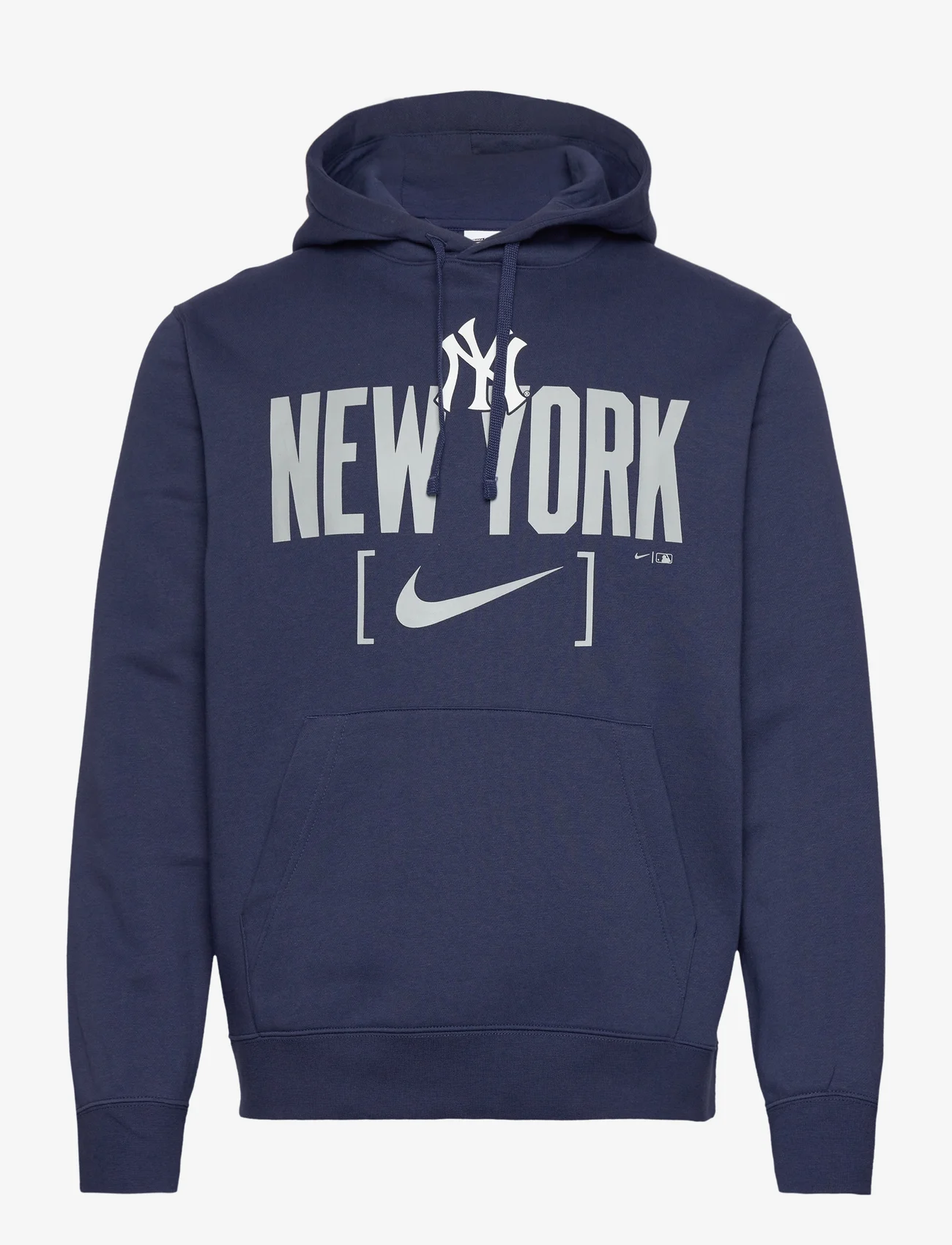 NIKE Fan Gear - New York Yankees Men's Nike MLB Club Slack Fleece Hood - hettegensere - midnight navy - 0