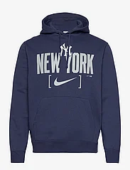 NIKE Fan Gear - New York Yankees Men's Nike MLB Club Slack Fleece Hood - hættetrøjer - midnight navy - 0