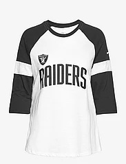 NIKE Fan Gear - Las Vegas Raiders Womens Nike Slub 3Q Raglan - white - 0