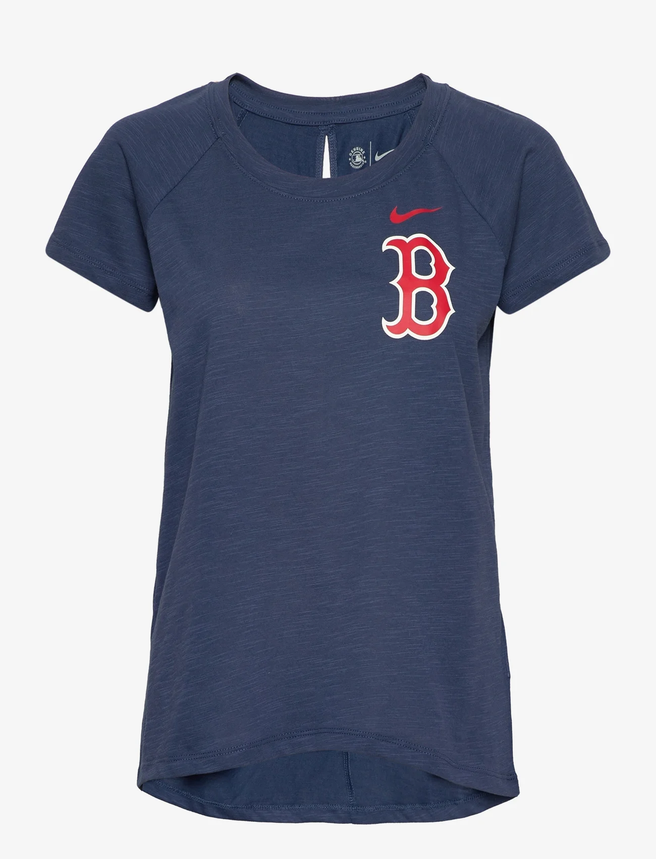 NIKE Fan Gear - Boston Red Sox Nike Summer Breeze Short Sleeve Fashion Top - t-shirts - midnight navy heather - 0