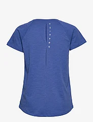 NIKE Fan Gear - Chicago Cubs Nike Summer Breeze Short Sleeve Fashion Top - t-shirts - rush blue heather - 1