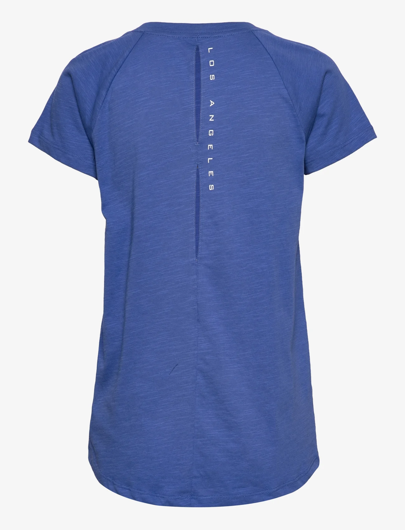 NIKE Fan Gear - LA Dodgers Nike Summer Breeze Short Sleeve Fashion Top - t-shirts - rush blue heather - 1