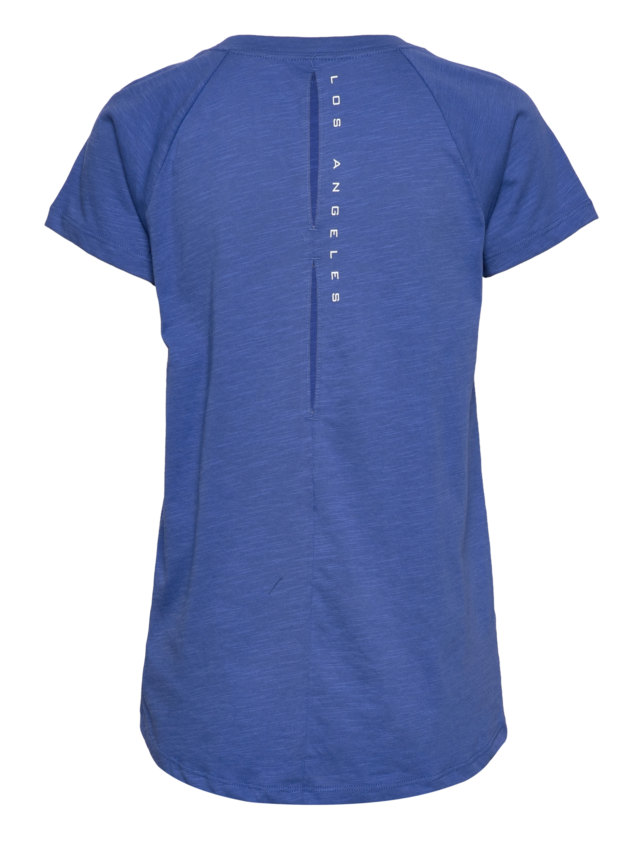NIKE Fan Gear - LA Dodgers Nike Summer Breeze Short Sleeve Fashion Top - rush blue heather - 1