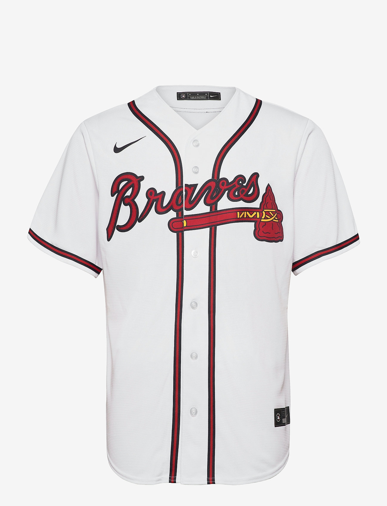 NIKE Fan Gear - Atlanta Braves Nike Official Replica Home Jersey - white - 0