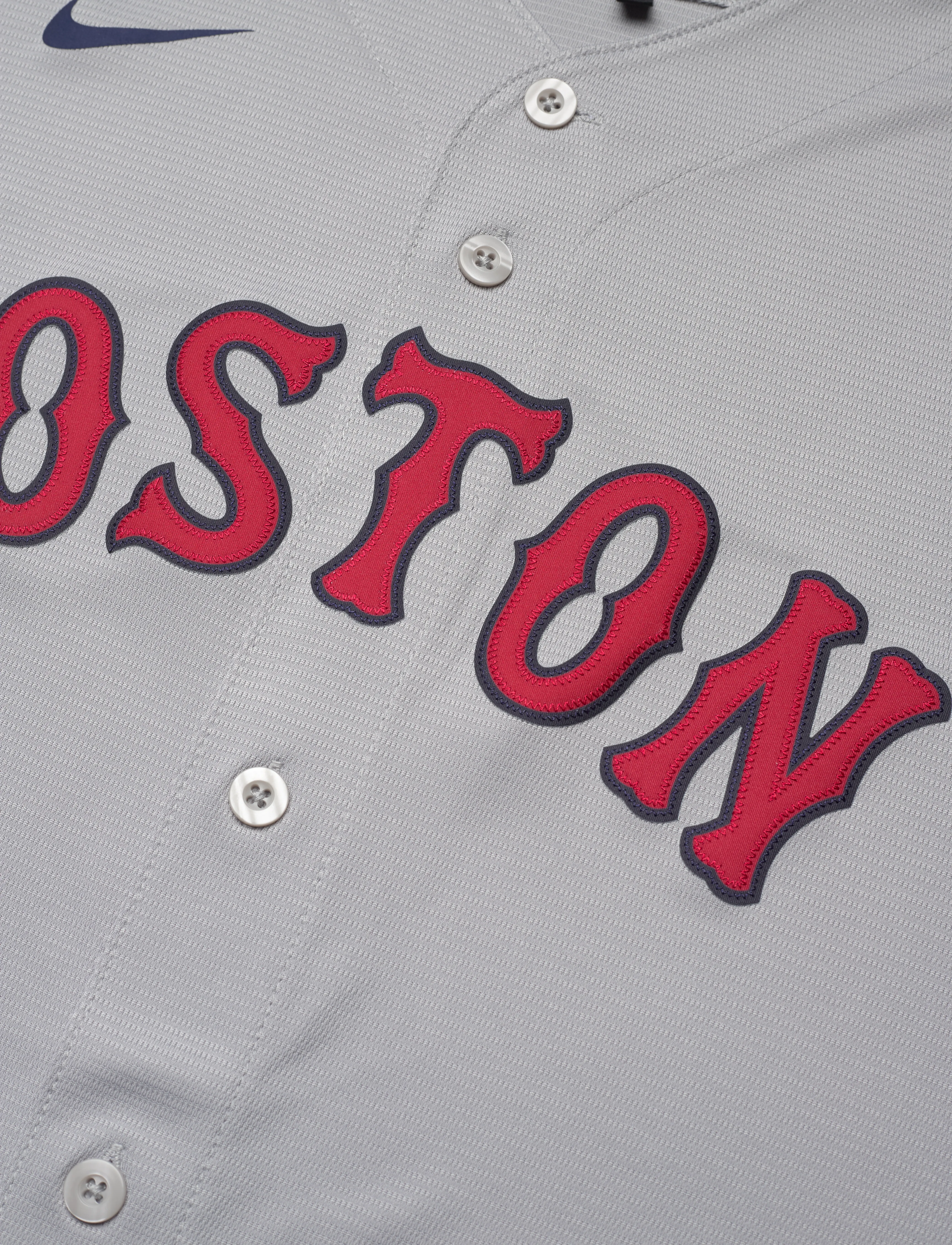 NIKE Fan Gear - Boston Red Sox Nike Official Replica Road Jersey - dugout grey - 2