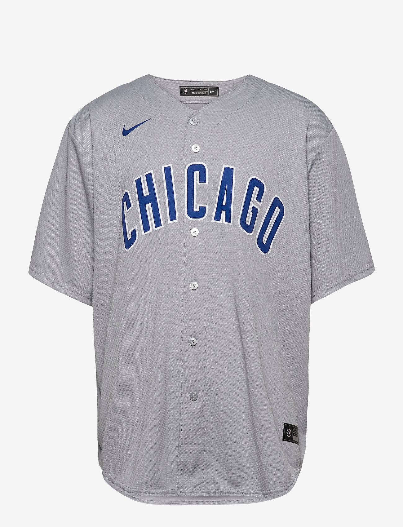 NIKE Fan Gear - Chicago Cubs Nike Official Replica Road Jersey - dugout grey - 0