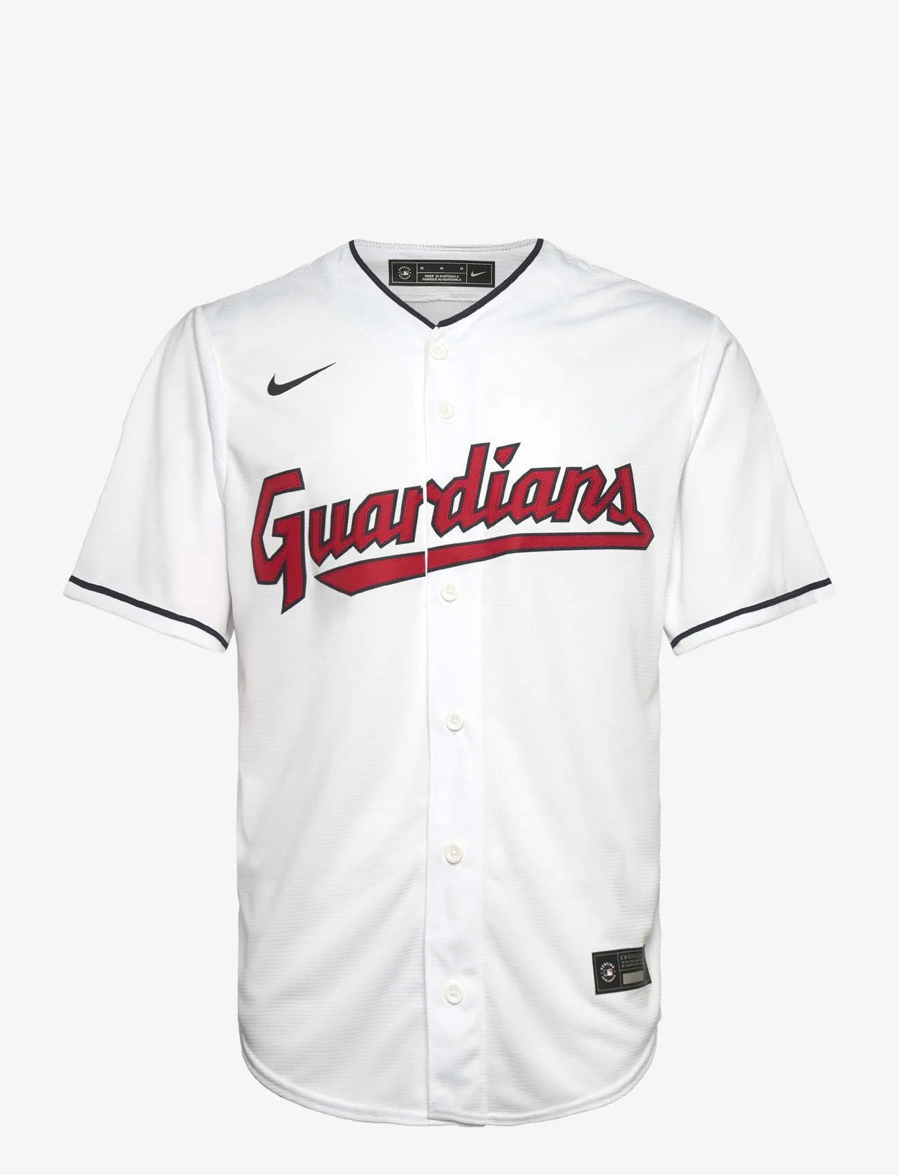 NIKE Fan Gear - Cleveland Guardians Nike Official Replica Home Jersey - t-shirts - white - 0