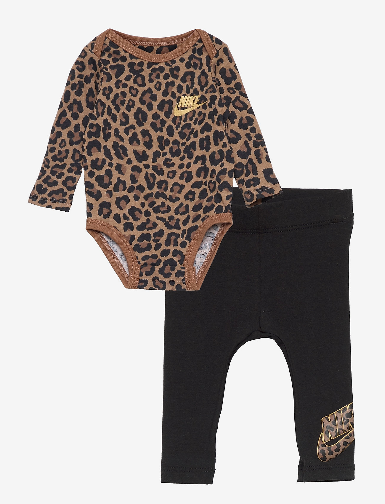 Nike - LEOPARD BODYSUIT PANT SET - black - 0