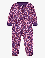 JOIN THE CLUB FOOTED COVERALL / JOIN THE CLUB FOOTED COVERAL - PURPLE COSMOS