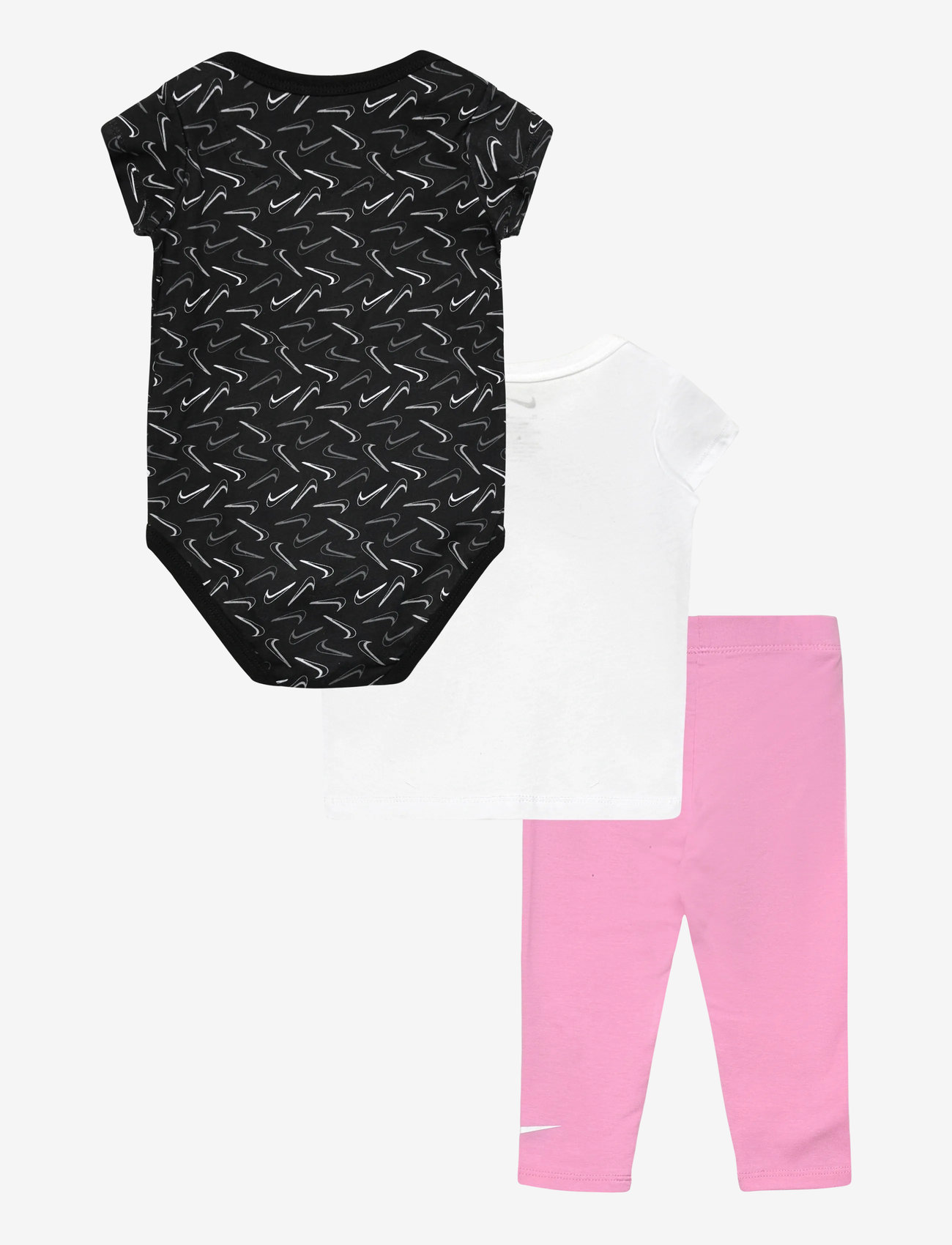 Nike - 3C-3 PC BODYSUIT PANT SET - matchende sæt - pink rise - 1
