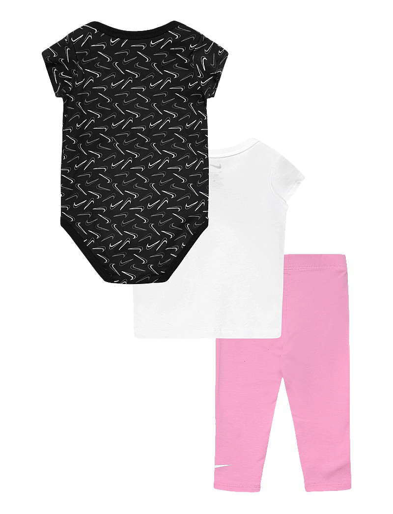 Nike - 3C-3 PC BODYSUIT PANT SET - matchende sæt - pink rise - 1