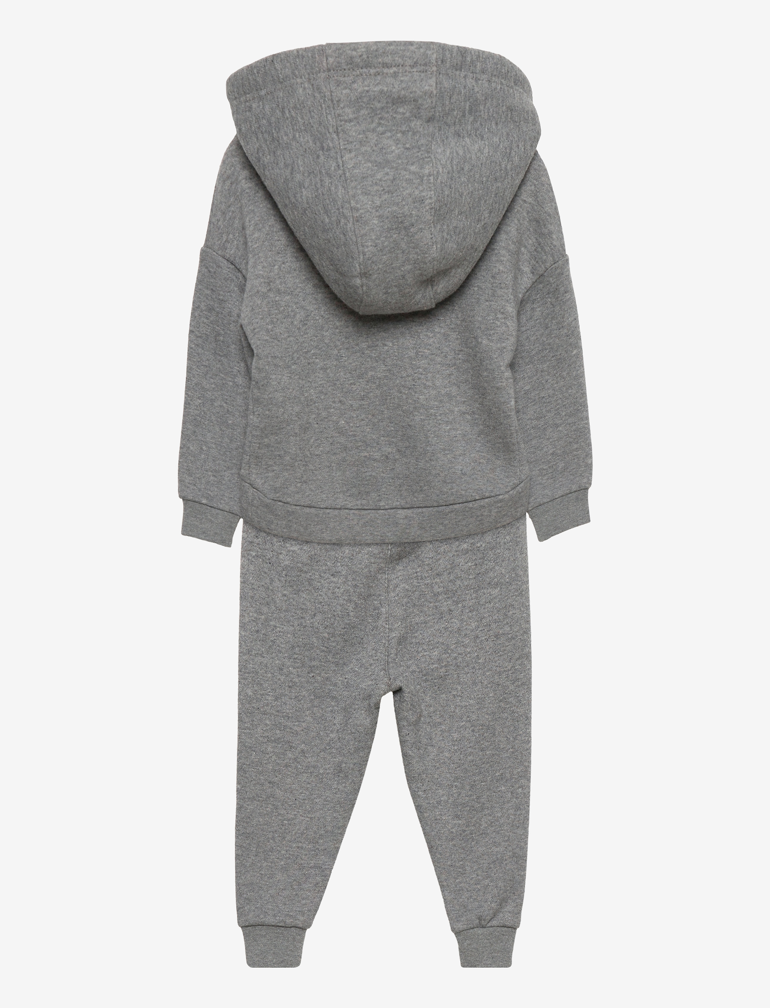 Nike - NIKE CLUB FLEECE SET - carbon heather/pink logo - 1