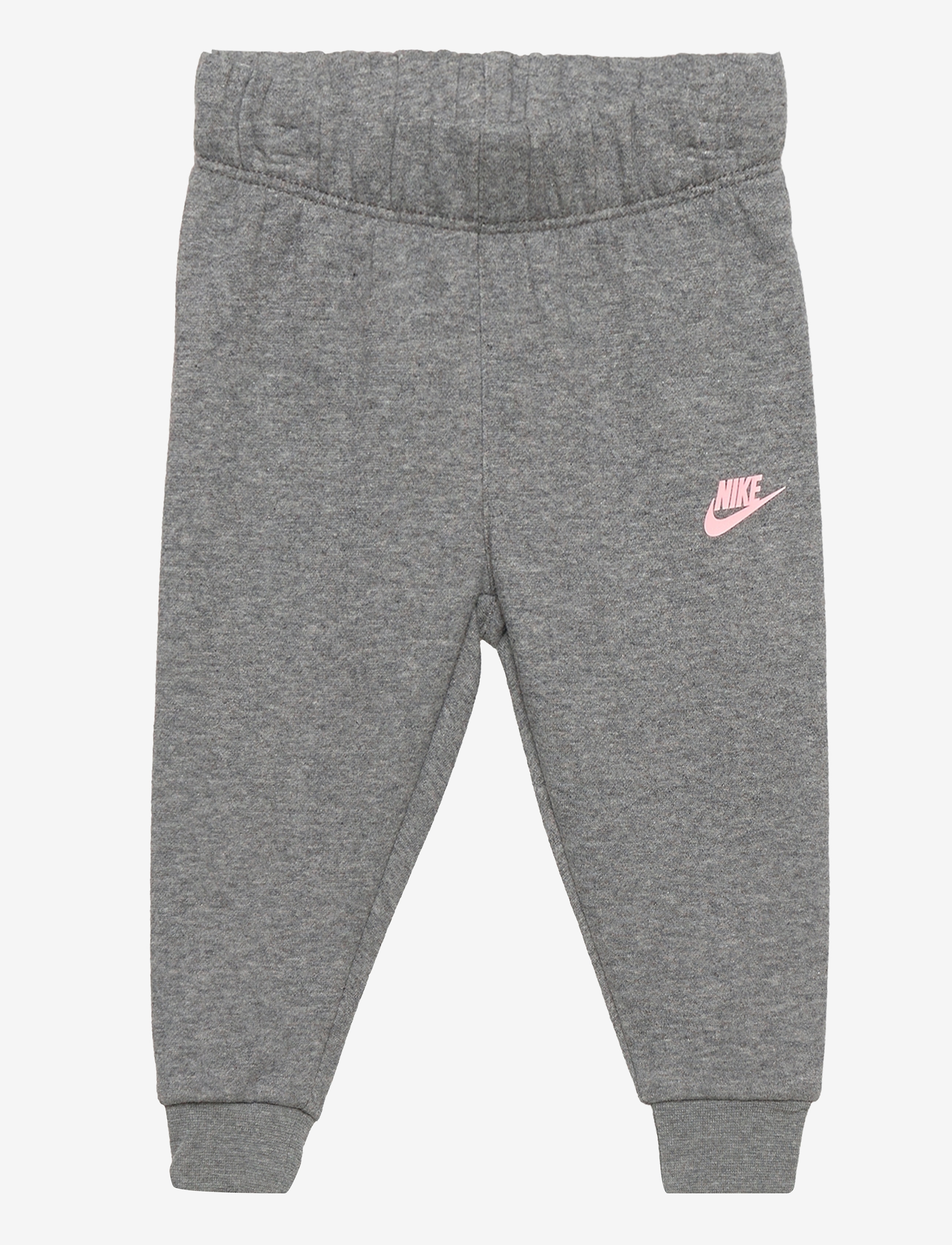 Nike - NIKE CLUB FLEECE SET - carbon heather/pink logo - 2
