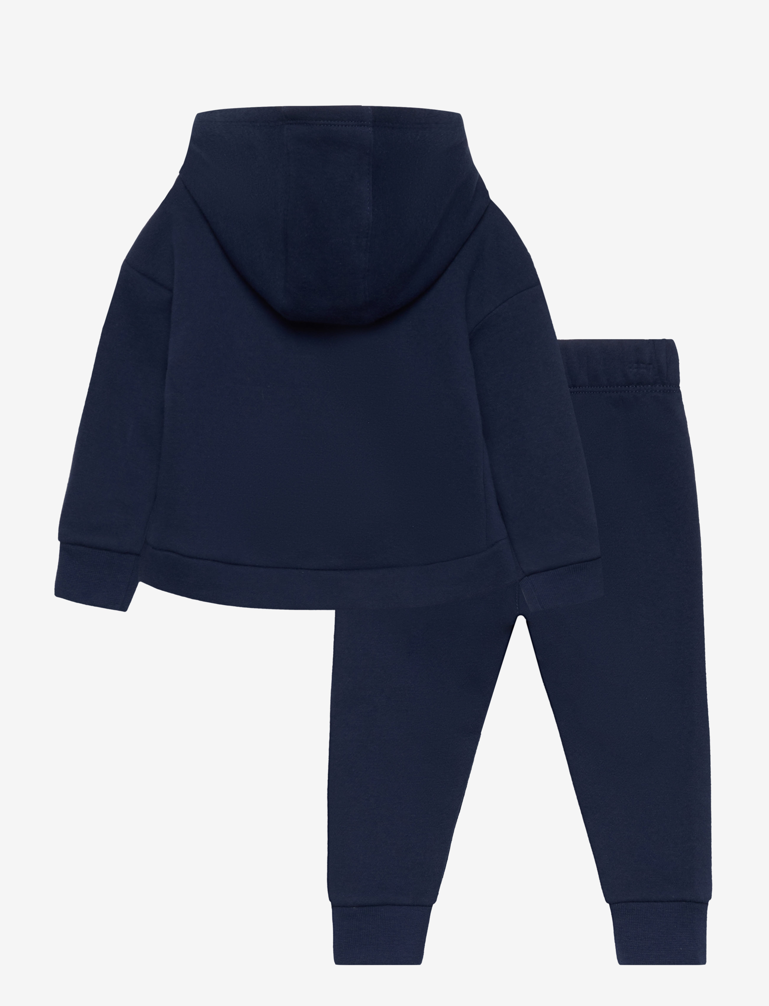 Nike - EE-FLEECE/TERRY SET - tracksuits & 2-piece sets - midnight navy/rose logo - 1