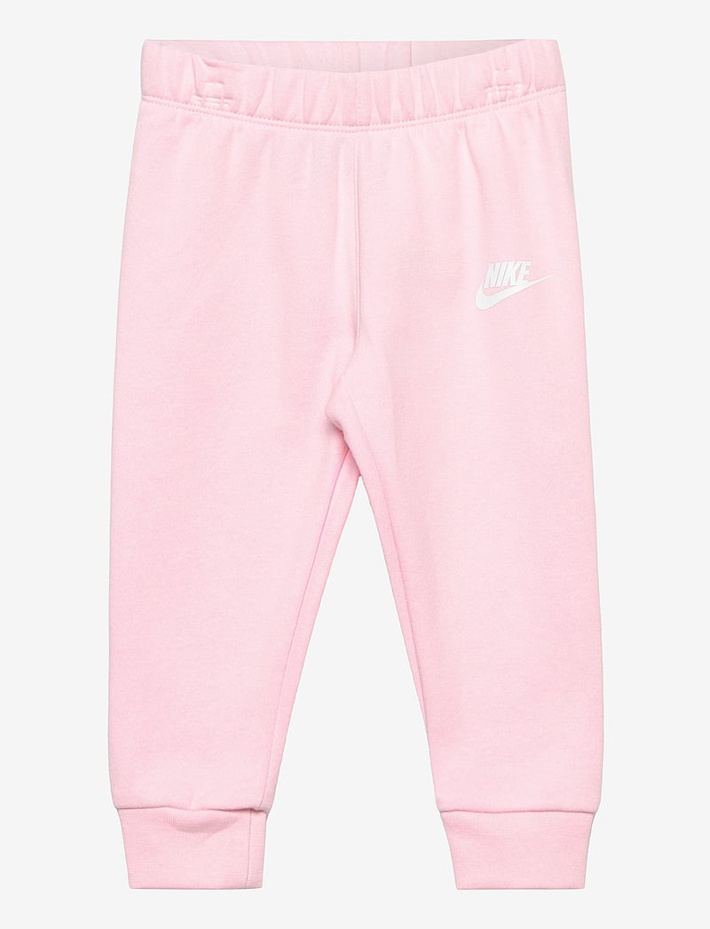 Nike - EE-FLEECE/TERRY SET - treniņtērpi un divdaļīgi komplekti - pink foam/white logo - 2
