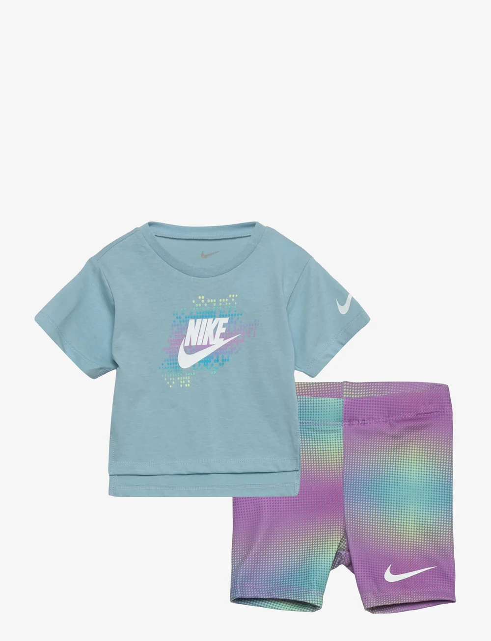 Nike biker top shorts set