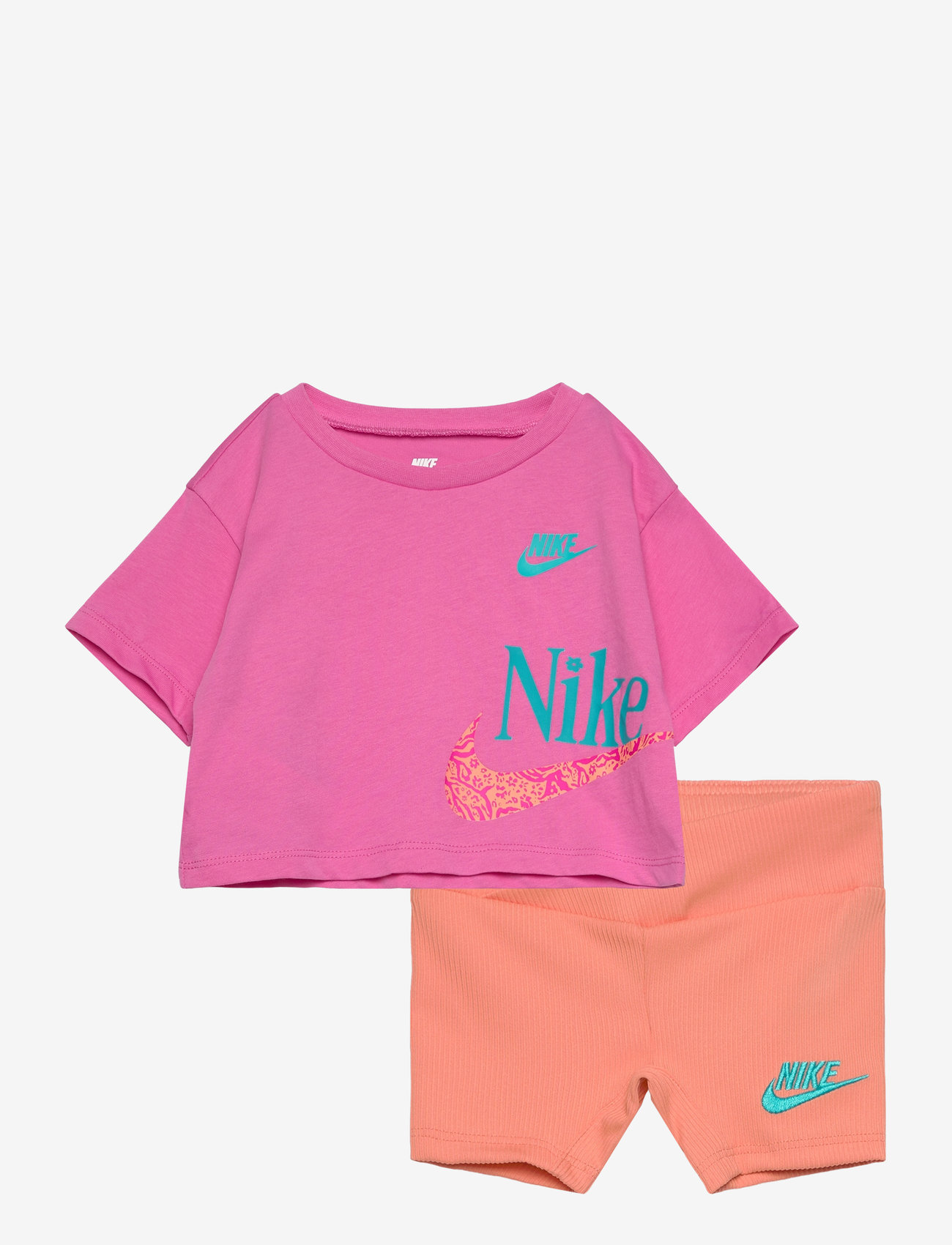 Nike - KS-KNIT SHORT SET - 2-teilige sets - apricot agate - 0