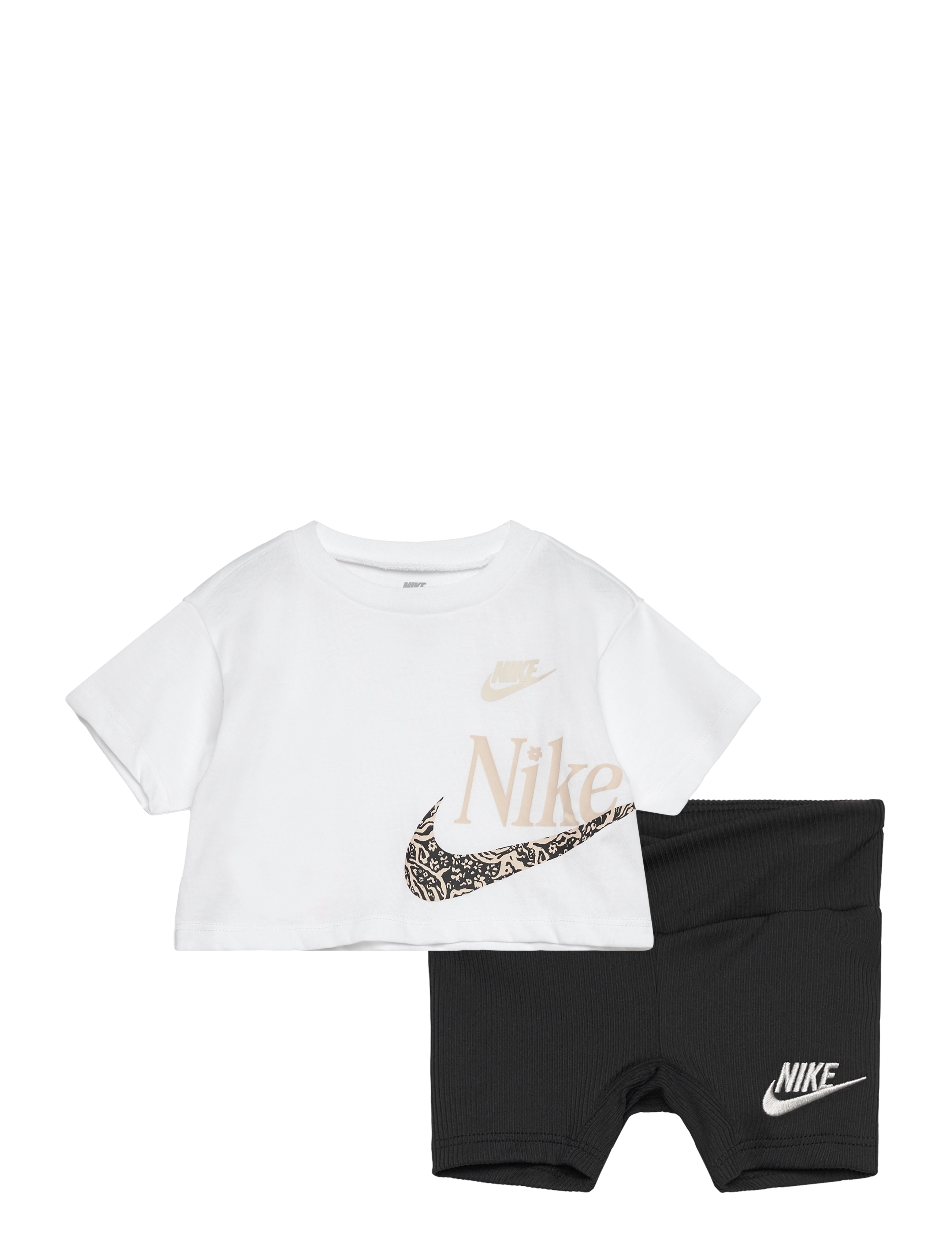 Nike Knit Short Set, 80/86, Sport, Weiß - Sets With Short-sleeved T-shirt, Kinder