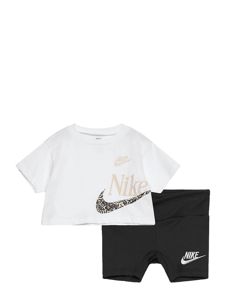 Nike - NIKE KNIT SHORT SET - matchende sæt - black - 0