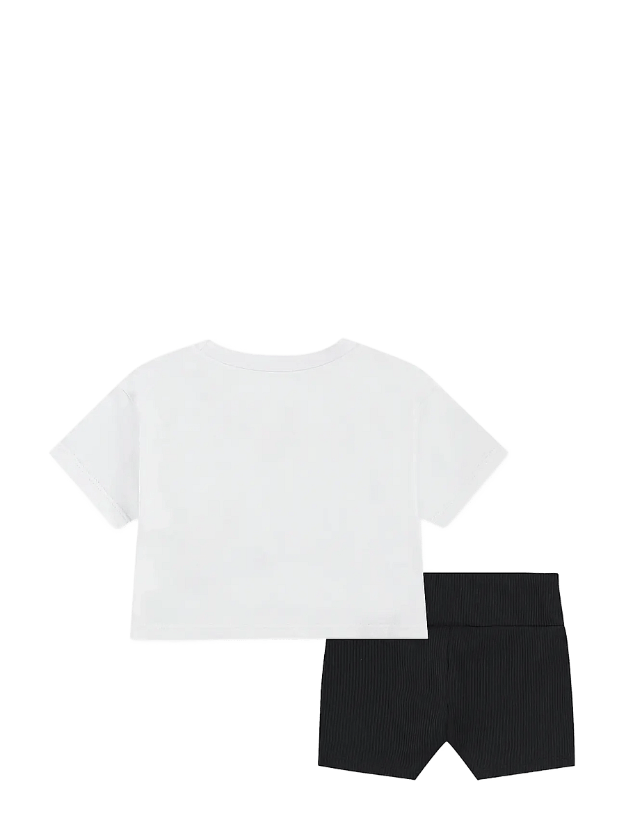 Nike - NIKE KNIT SHORT SET - matchende sæt - black - 1