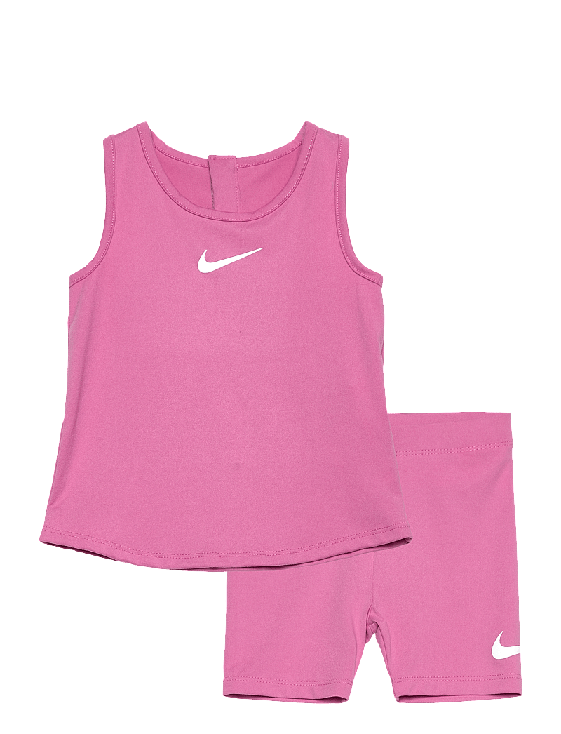 Nike - KS-KNIT SHORT SET - divdaļīgi komplekti - magic flamingo - 0