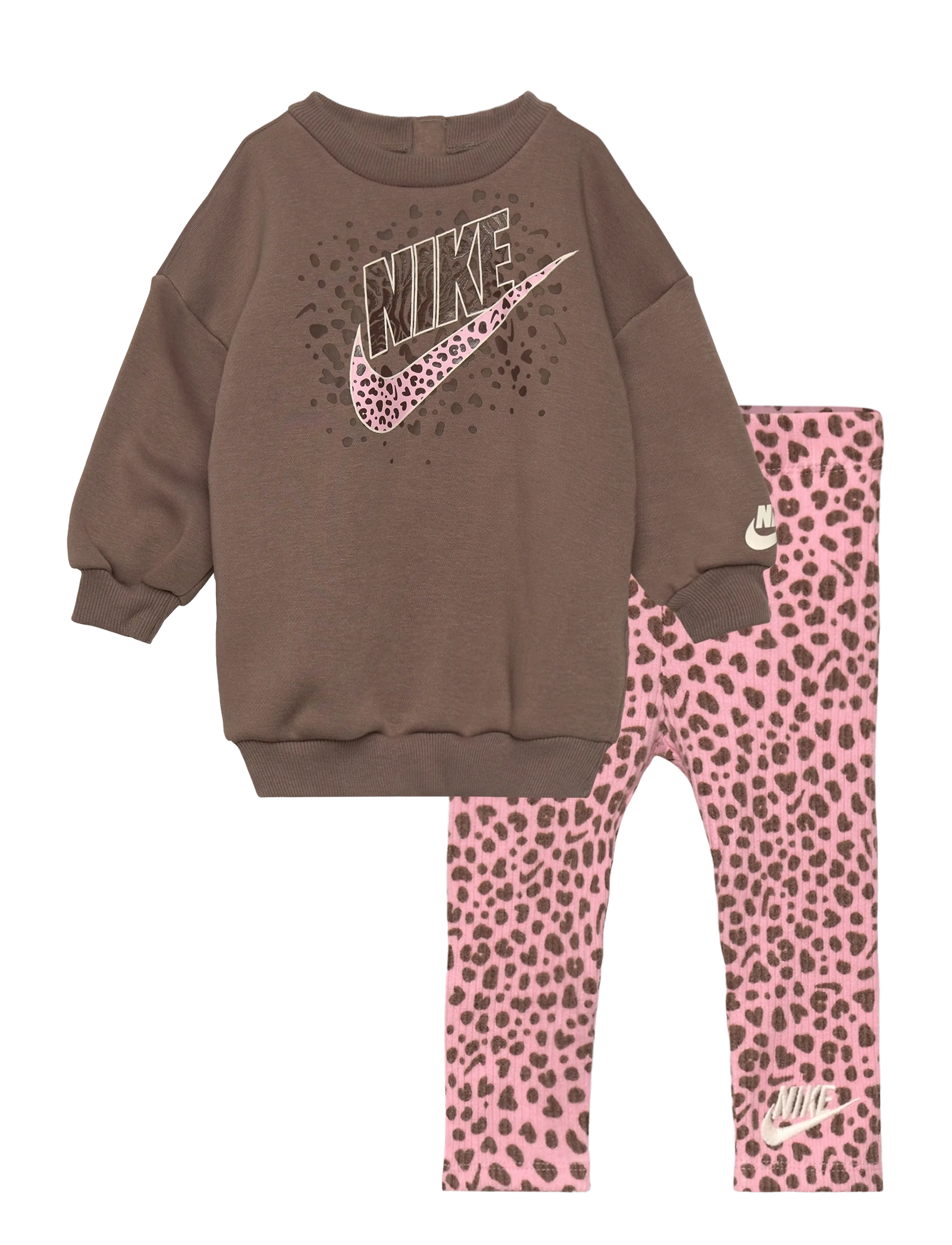 Nike GG-LEGGING SET - Zestawy - PINK / brown