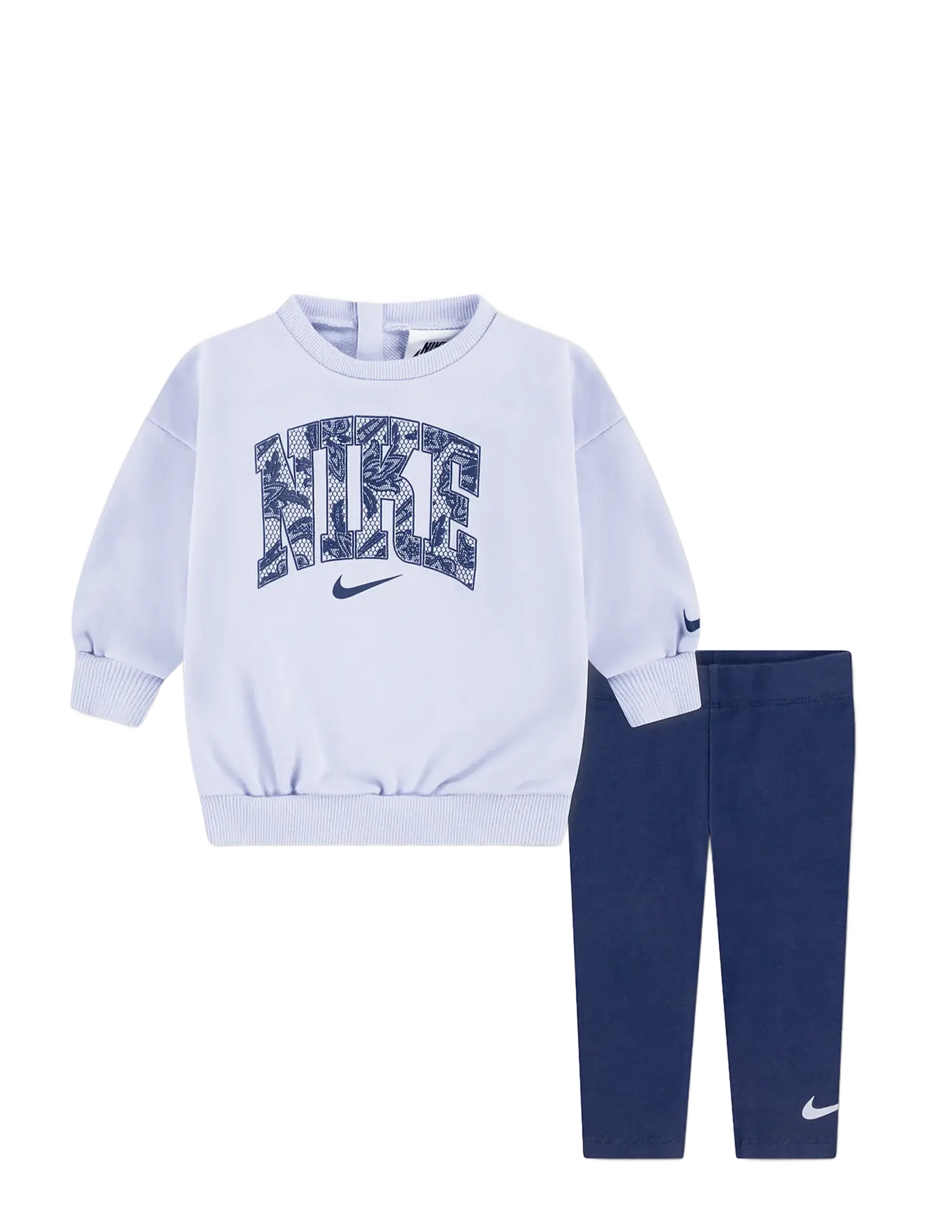 Nike NIKE LEGGING SET - Pikkade varrukatega t-särkide komplektid - MIDNIGHT NAVY / navy