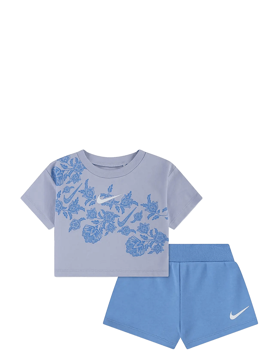 Nike - NIKE KNIT SHORT SET - 2-delige sets - university blue - 0