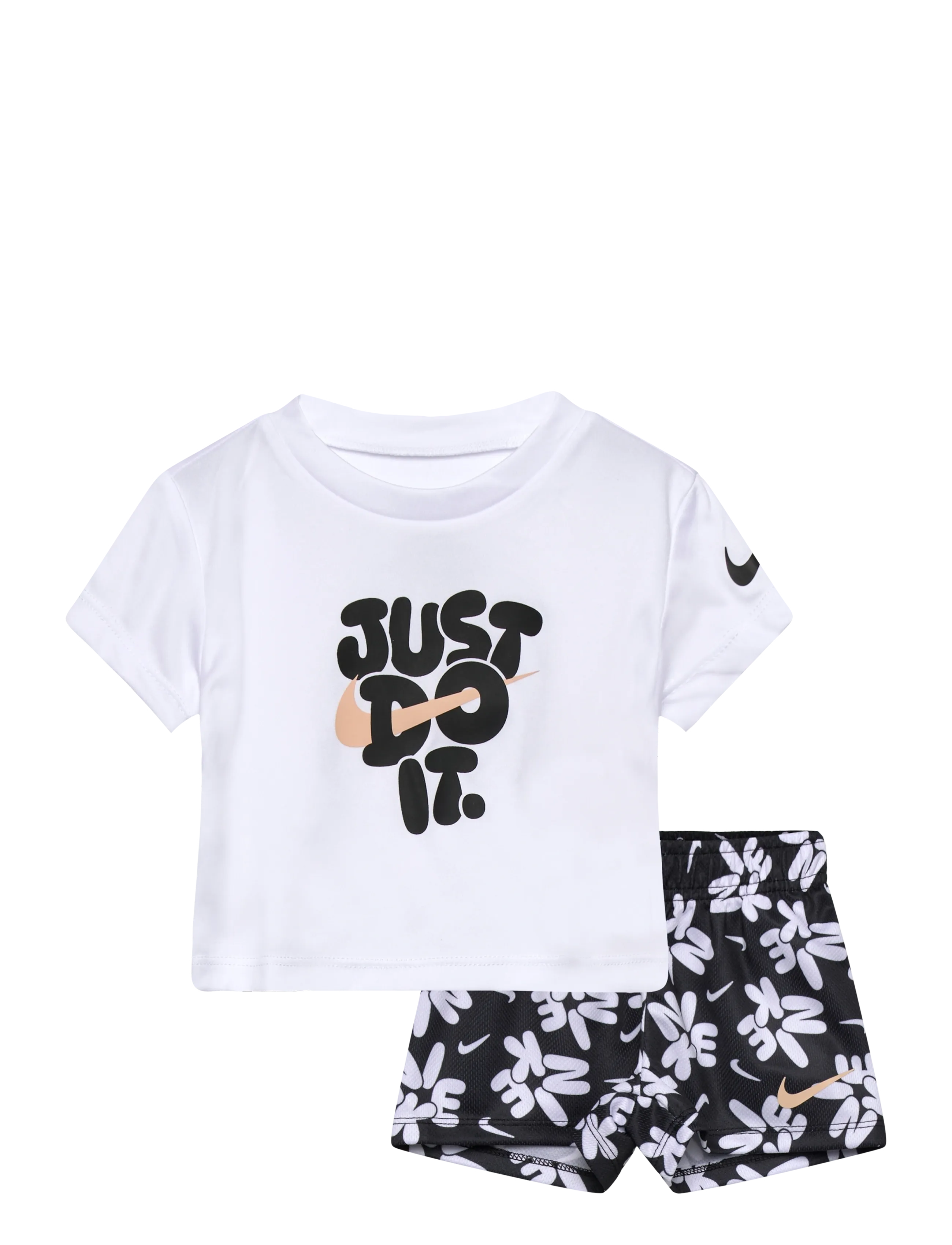 Nike Bold Play Mesh Short Set, Baby Mesh Shorts Sæt, Hvid, Str: 80