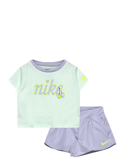 Nike NIKE TEE & CROSSOVER SHORT SET - 2-teilige Sets - GREY / multi