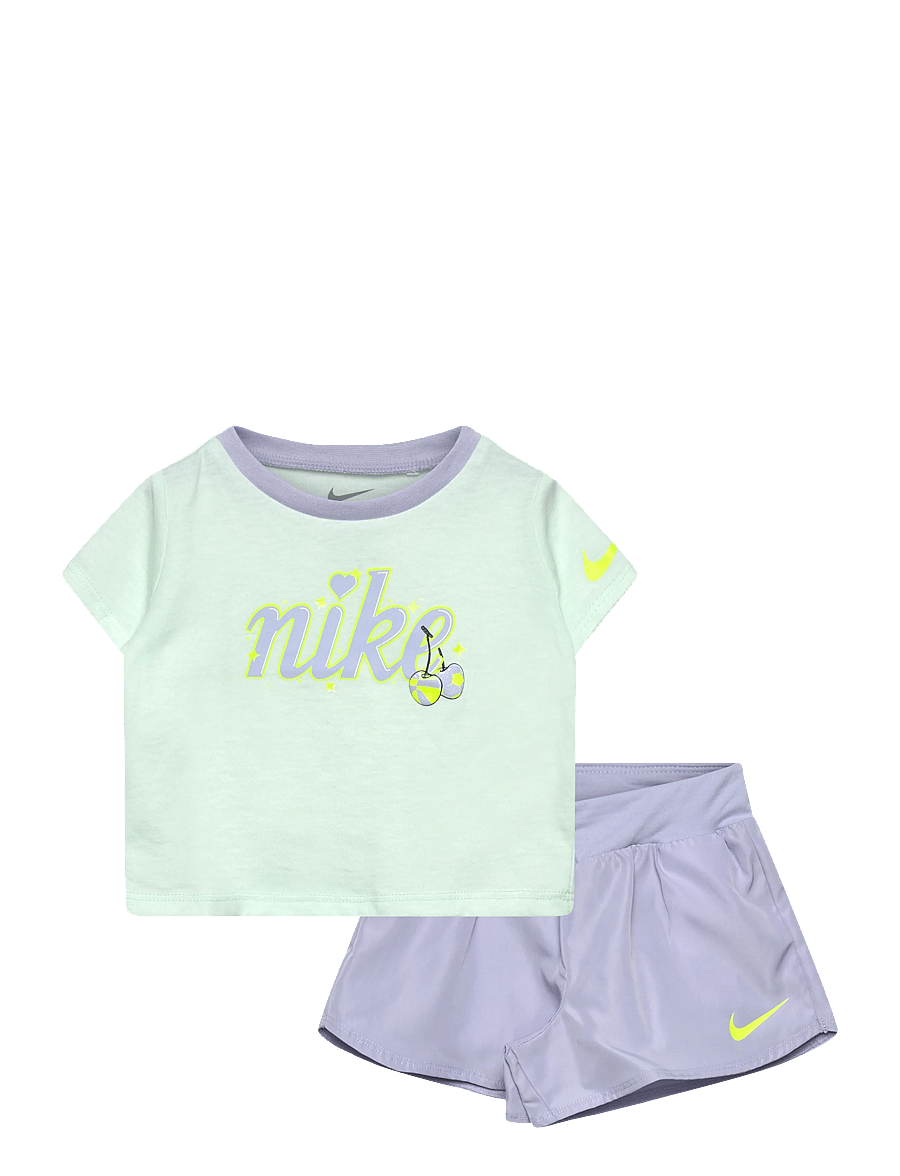 Nike - NKG TEE & CROSSOVER SHORT SET - 2-teilige sets - grey - 0