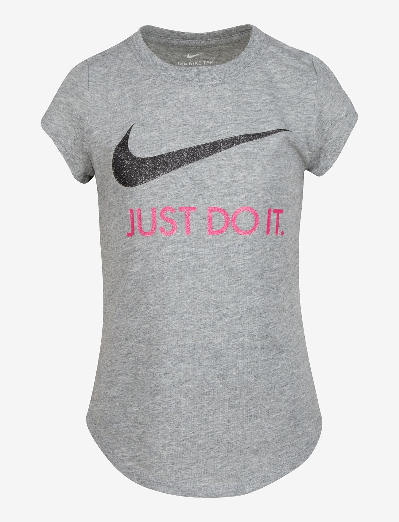 Nike - NKG SWOOSH JDI S/S TEE / NKG SWOOSH JDI S/S TEE - short-sleeved t-shirts - dk grey heather - 0