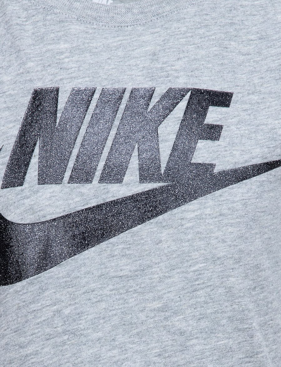 Nike - NIKE FUTURA TEE - lühikeste varrukatega t-särgid - dk grey heather - 3