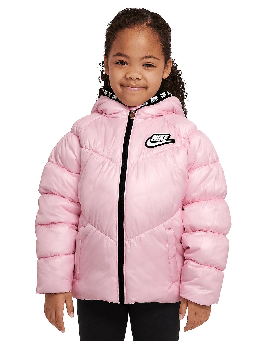 Nike - NIKE CHEVRON SOLID PUFFER JACKET - isolierte jacken - pink foam - 0