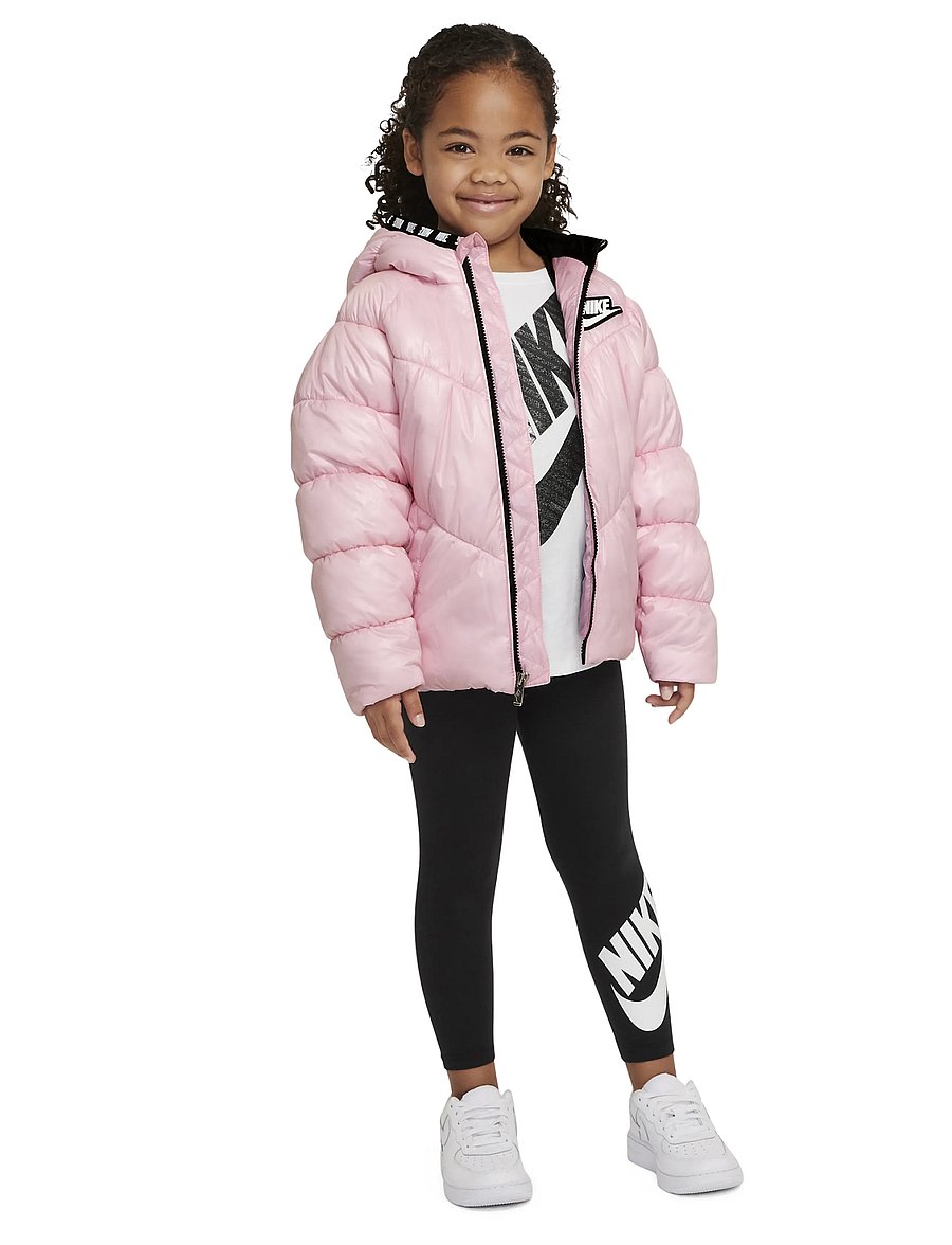 Nike - NIKE CHEVRON SOLID PUFFER JACKET - isolierte jacken - pink foam - 4