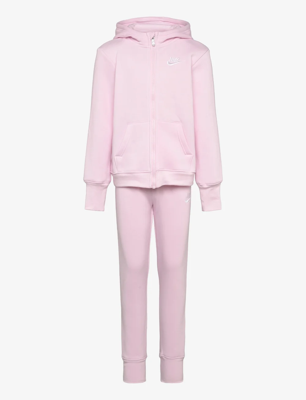 Pink and white nike sweatsuit shop