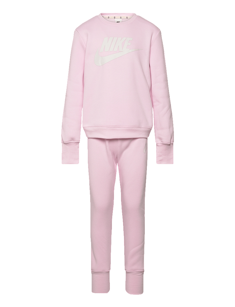 Nike - EE-FLEECE/TERRY SET - treeningriided ja 2-osalised komplektid - pink foam - 0