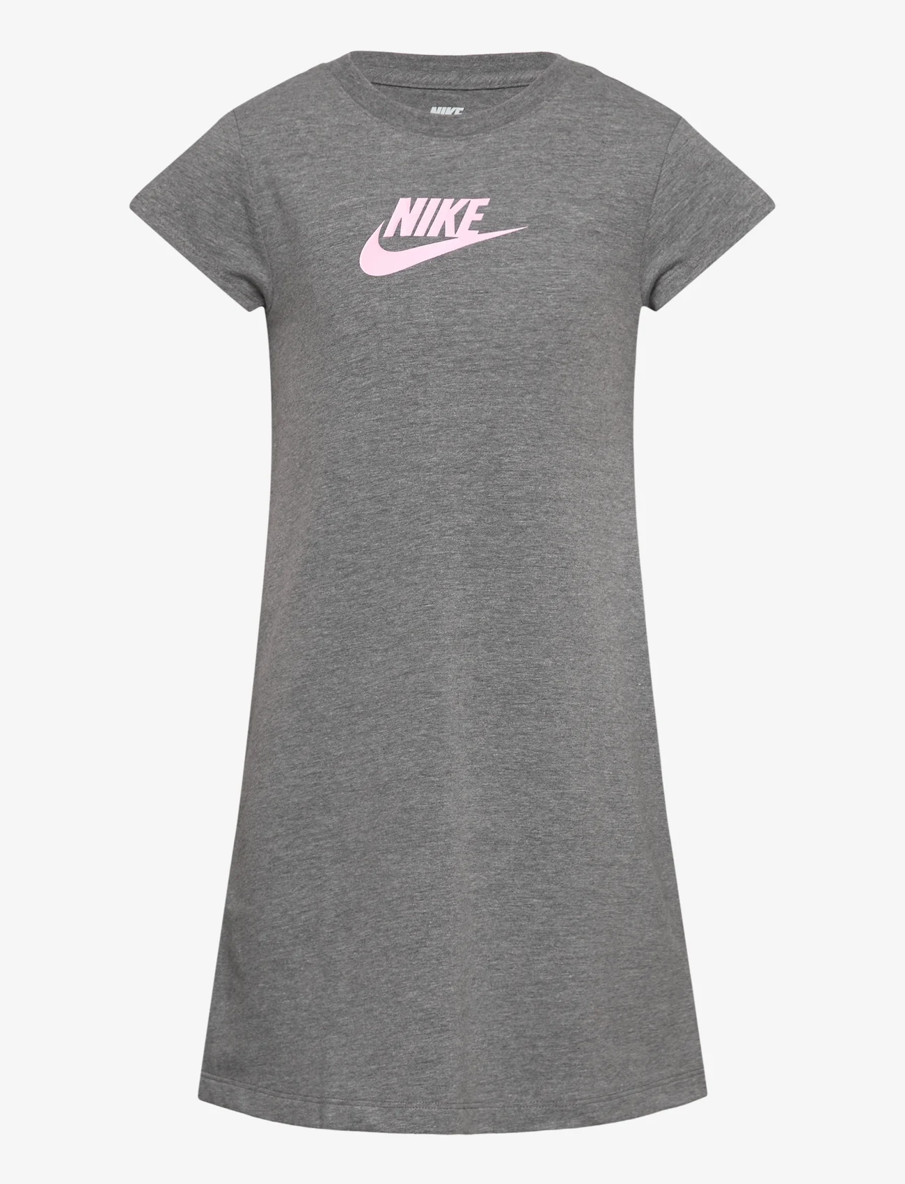 Nike - CLUB DRESS - laisvalaikio suknelės trumpomis rankovėmis - carbon heather - 0